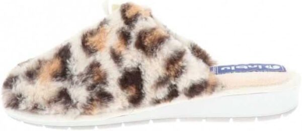 inblu Pantofole Invernali da Donna con Ecopelliccia Leopardata e Fiocco Art. LB 94 - immagine 7