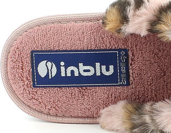 inblu Pantofole Invernali da Donna con Ecopelliccia Leopardata e Fiocco Art. LB 94 - immagine 16